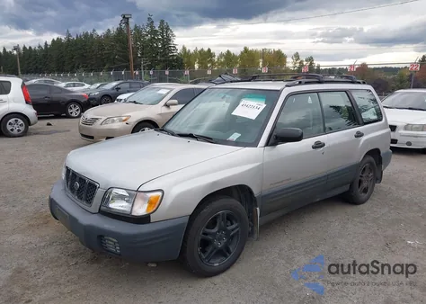 2001 Subaru Forester L from USA, damaged, VIN JF1SF63521G751049